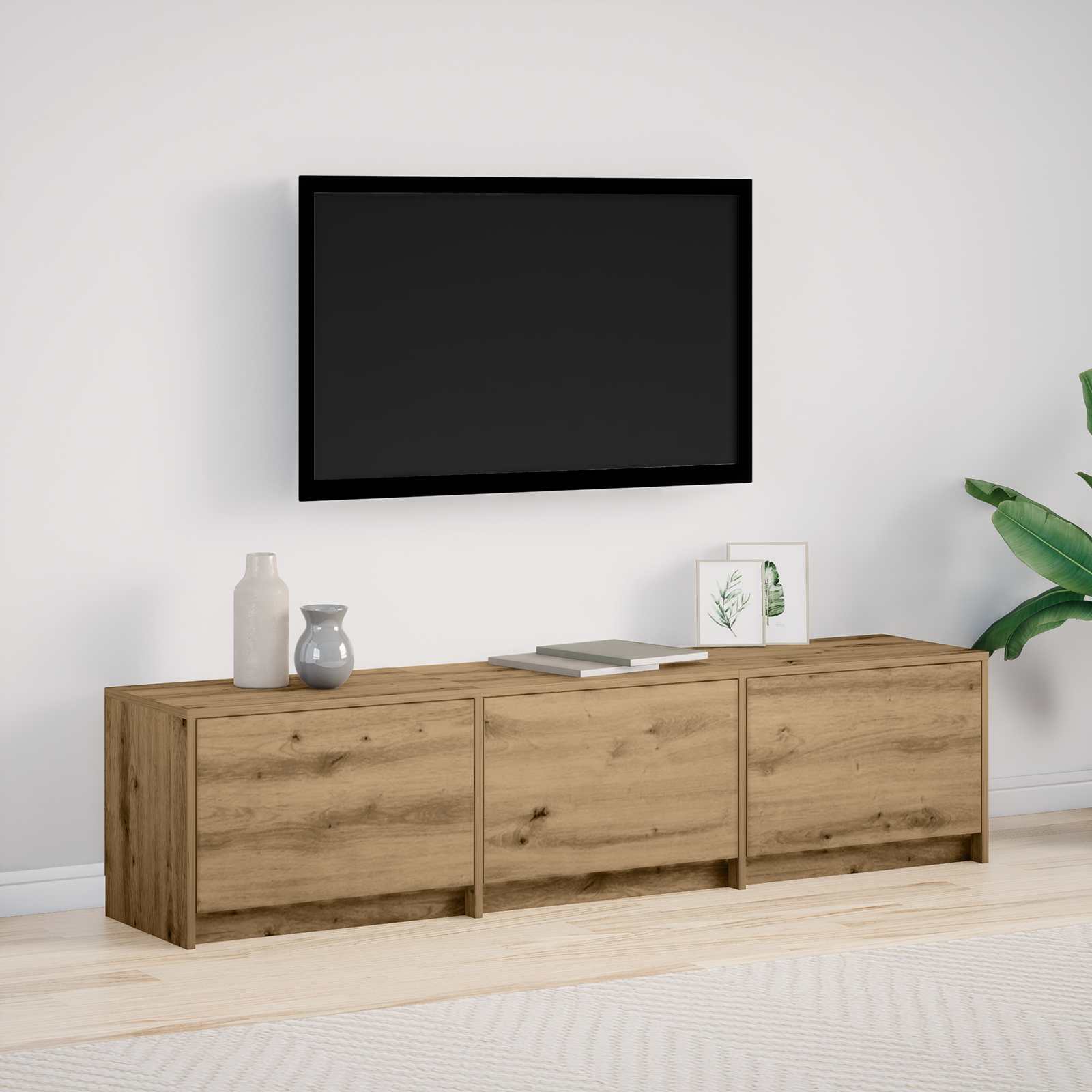 TV ormar Umjetnički hrast 165 x 34 x 40 cm Konstruirano drvo