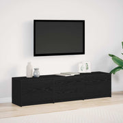 TV ormar Crni hrast 165 x 34 x 40 cm Konstruirano drvo