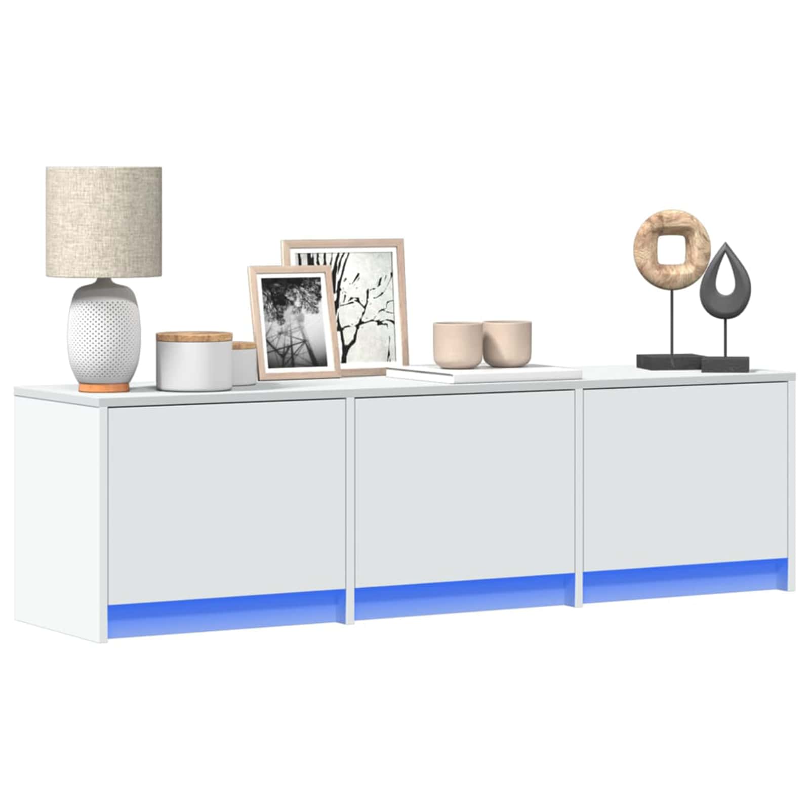 TV ormar s ladicama Bijelo 140 x 34 x 40 cm Konstruirano drvo