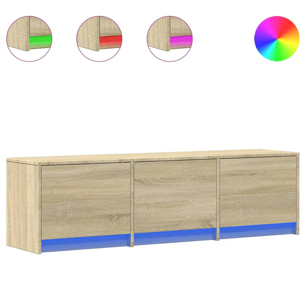 TV ormar s ladicama Sonoma 140 x 34 x 40 cm Konstruirano drvo
