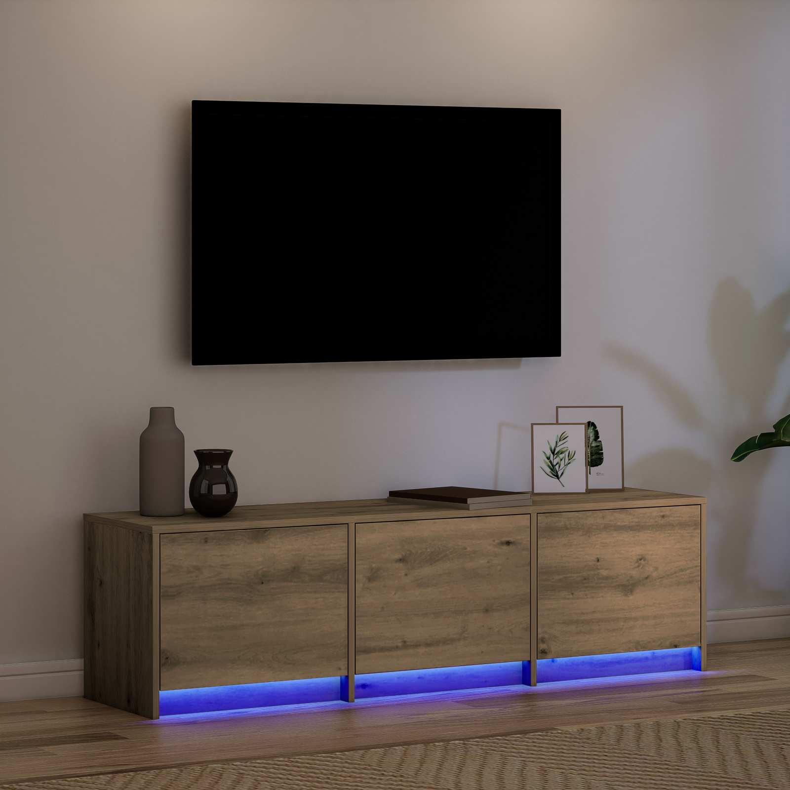 TV ormar Umjetnički hrast 140 x 34 x 40 cm Konstruirano drvo