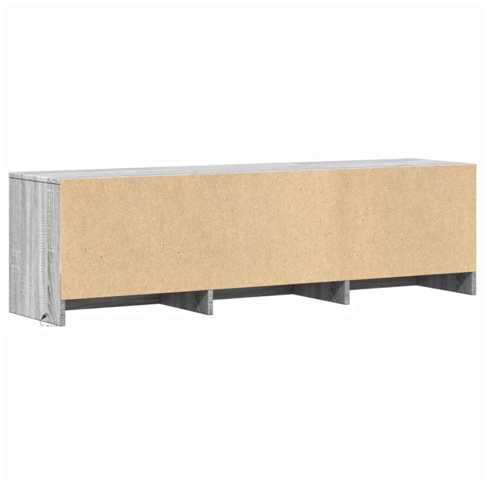 TV ormar Siva Sonoma 140 x 34 x 40 cm Konstruirano drvo