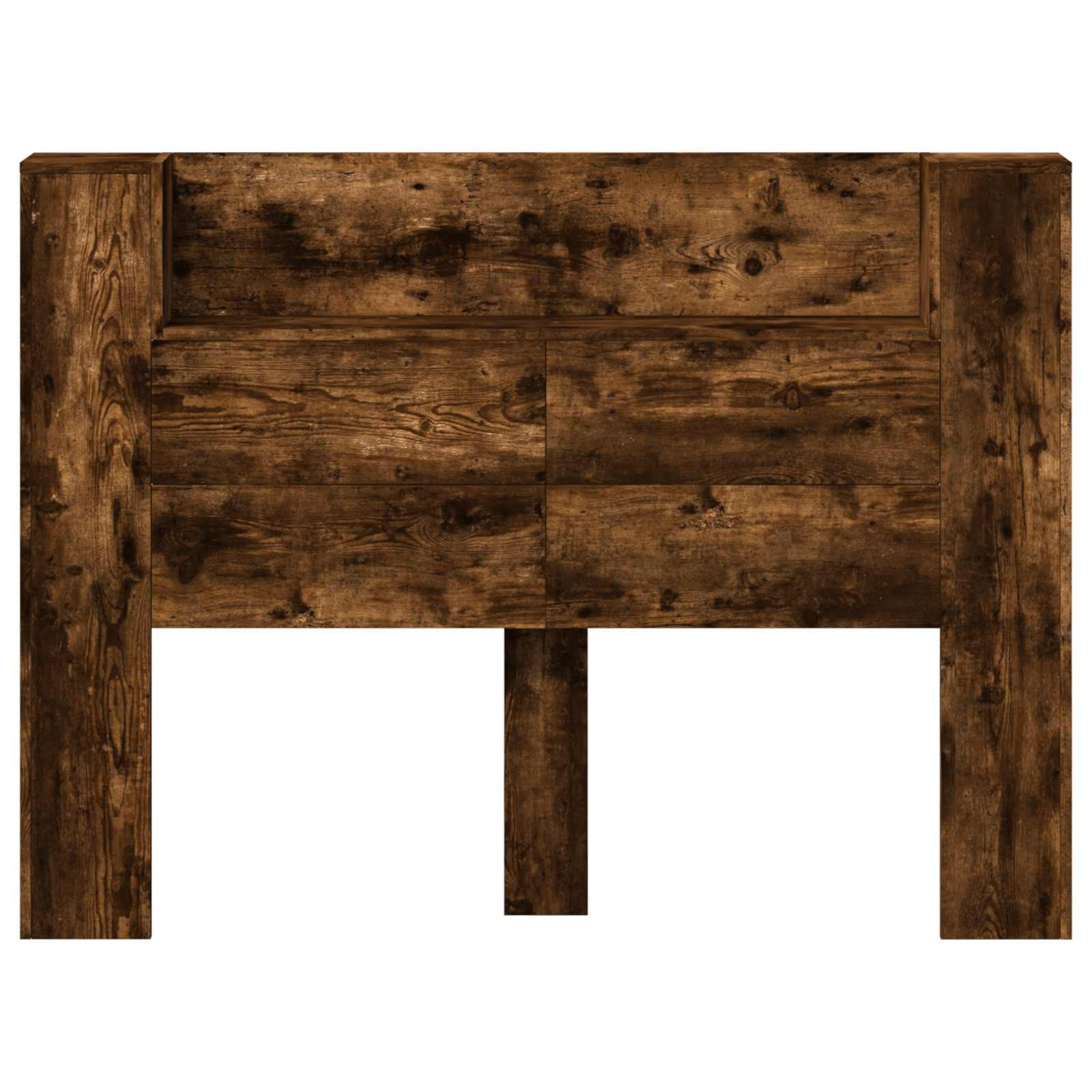 Krevetna ploča s LED-om Dimljeni Hrast 140 x 16,5 x 103,5 cm