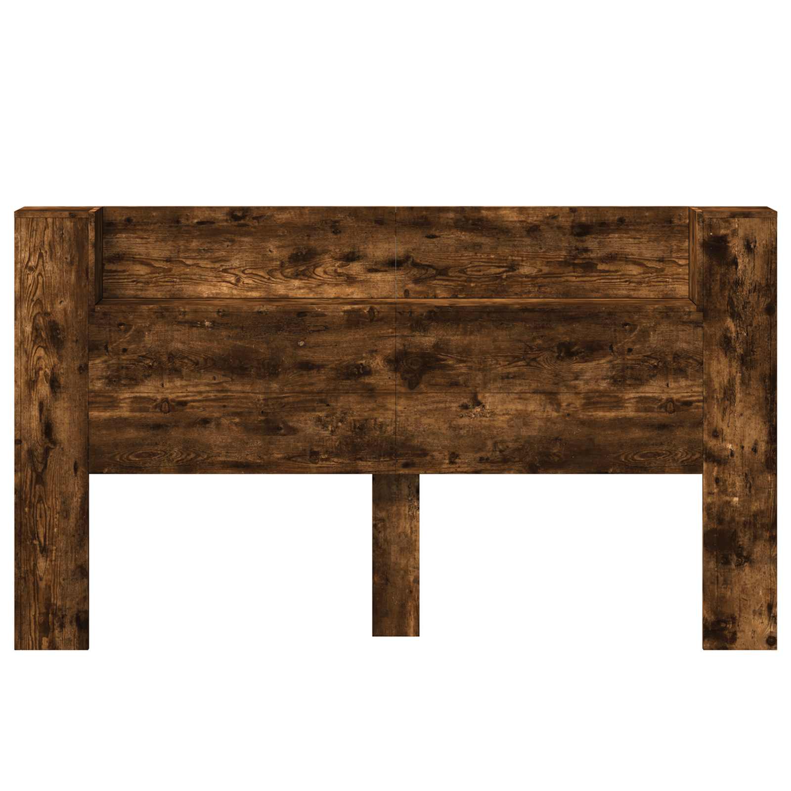 Krevetna ploča s LED-om Dimljeni Hrast 180 x 16,5 x 103,5 cm