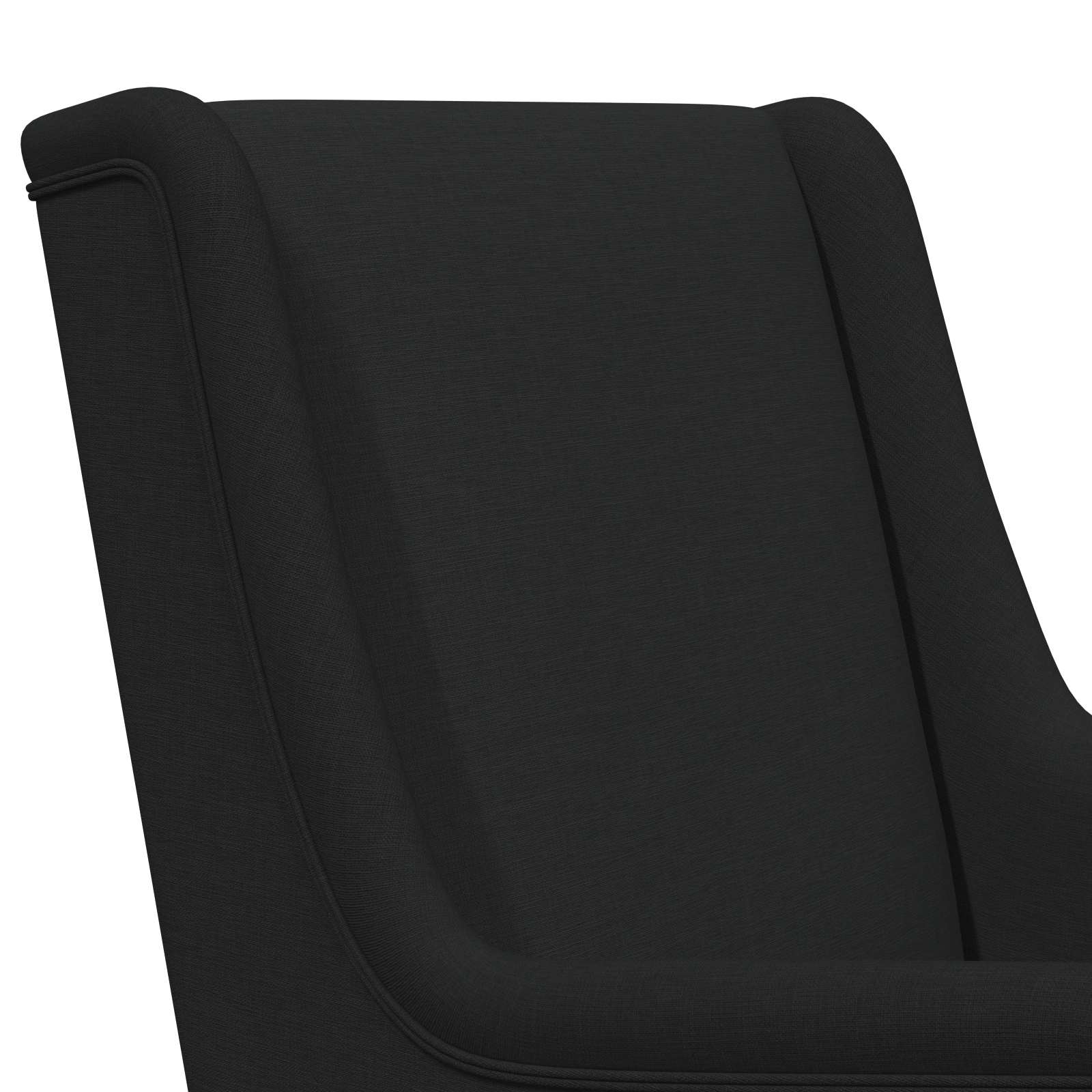 Ljuljačka Crna 62 x 80 x 85 cm tkanina