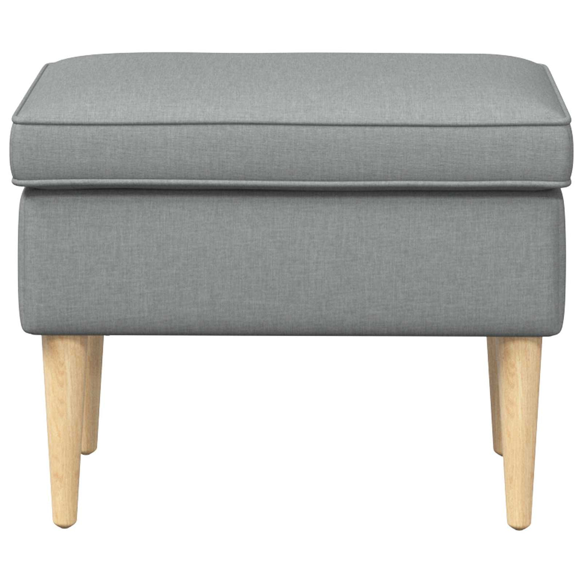 Stolica za noge Svjetlosiva 55 x 35 x 41 cm Poliester
