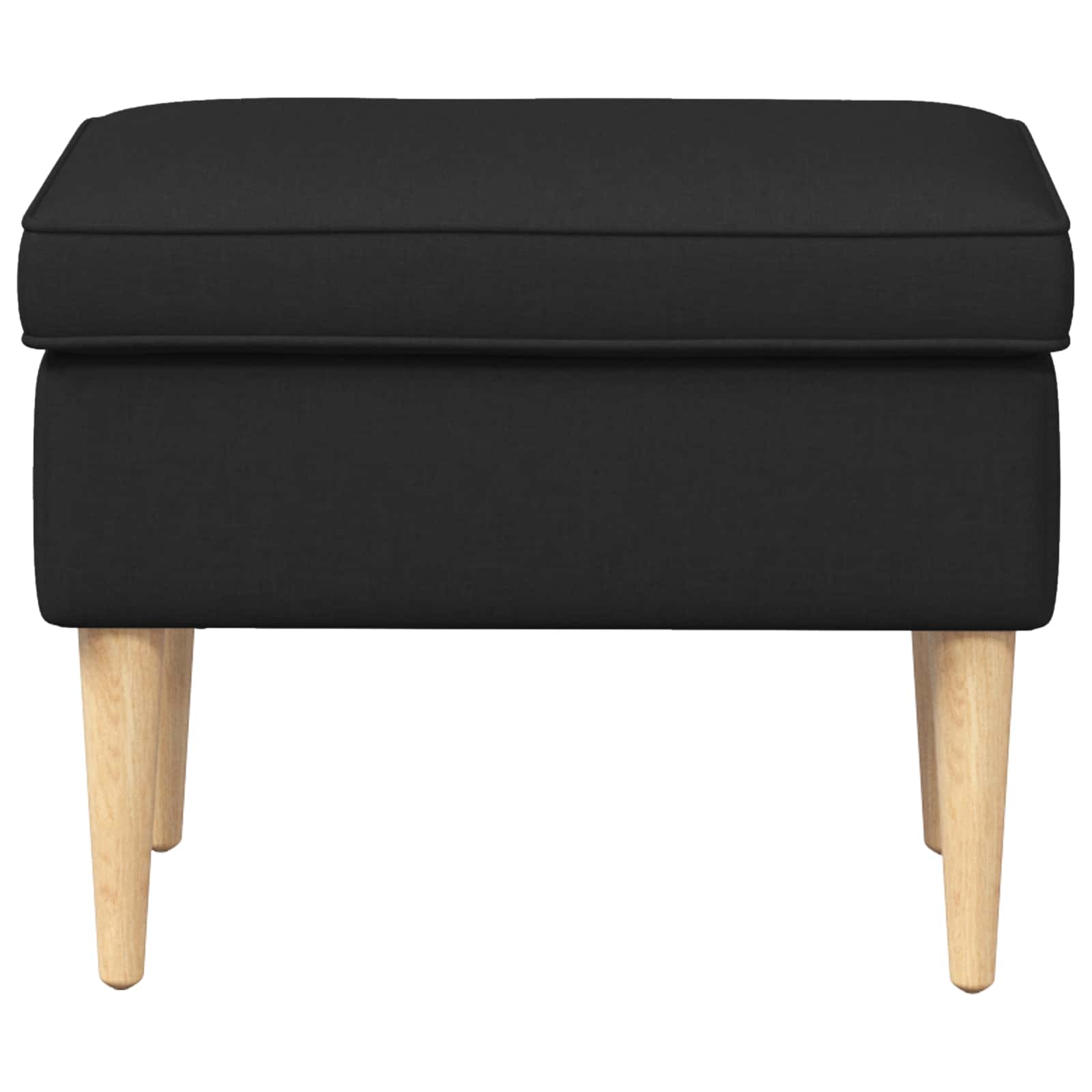 Stolica za noge Crna 55 x 35 x 41 cm Poliester