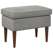 Stolica za noge Svjetlosiva 55 x 35 x 41 cm Baršun