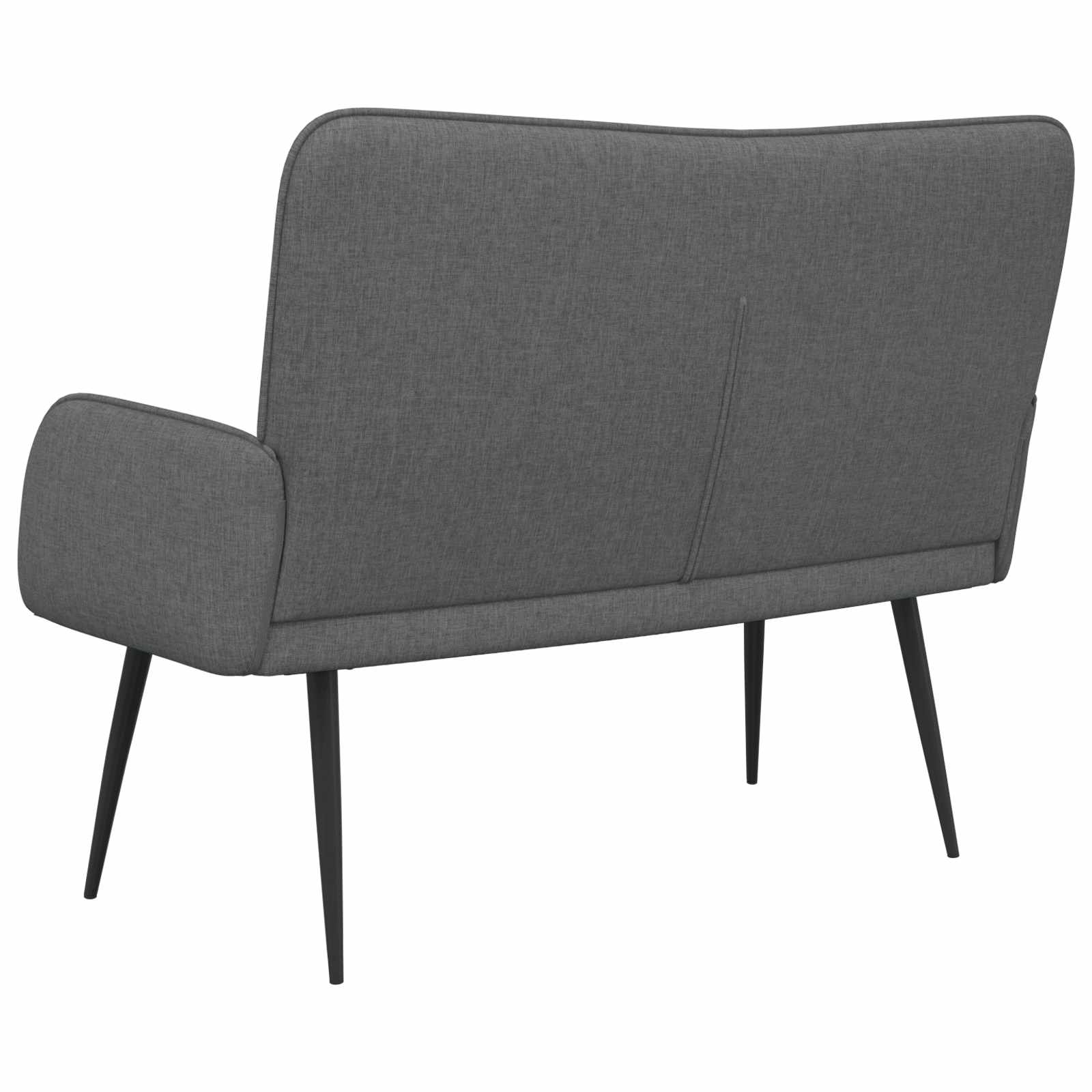 Sofa za dvije osobe Tamno siva 115 x 61 x 87 cm tkanina