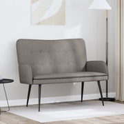 Sofa za dvije osobe Sivo-smeđa 115 x 61 x 87 cm tkanina