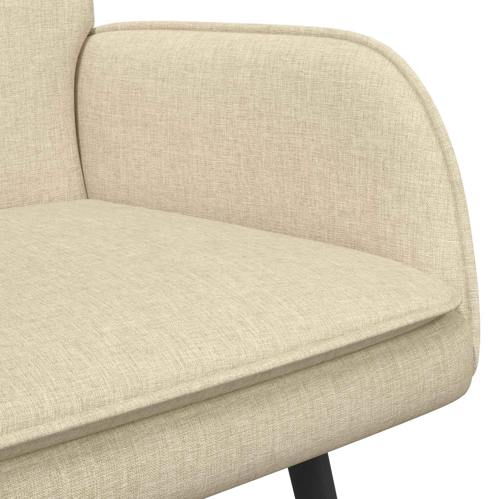 Sofa za dvije osobe Krema 115 x 61 x 87 cm tkanina