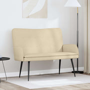 Sofa za dvije osobe Krema 115 x 61 x 87 cm tkanina
