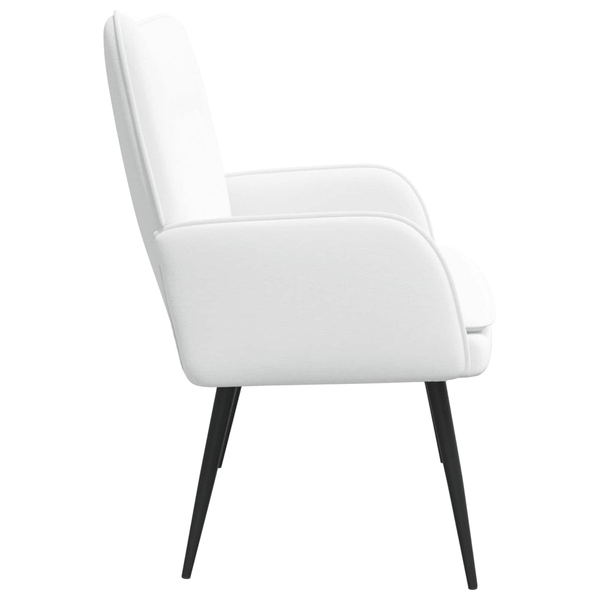 Sofa za dvije osobe Bijeli 115 x 61 x 87 cm tkanina