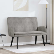 Kauč za dvoje Svijetlo siva 115 x 61 x 87 cm Baršun