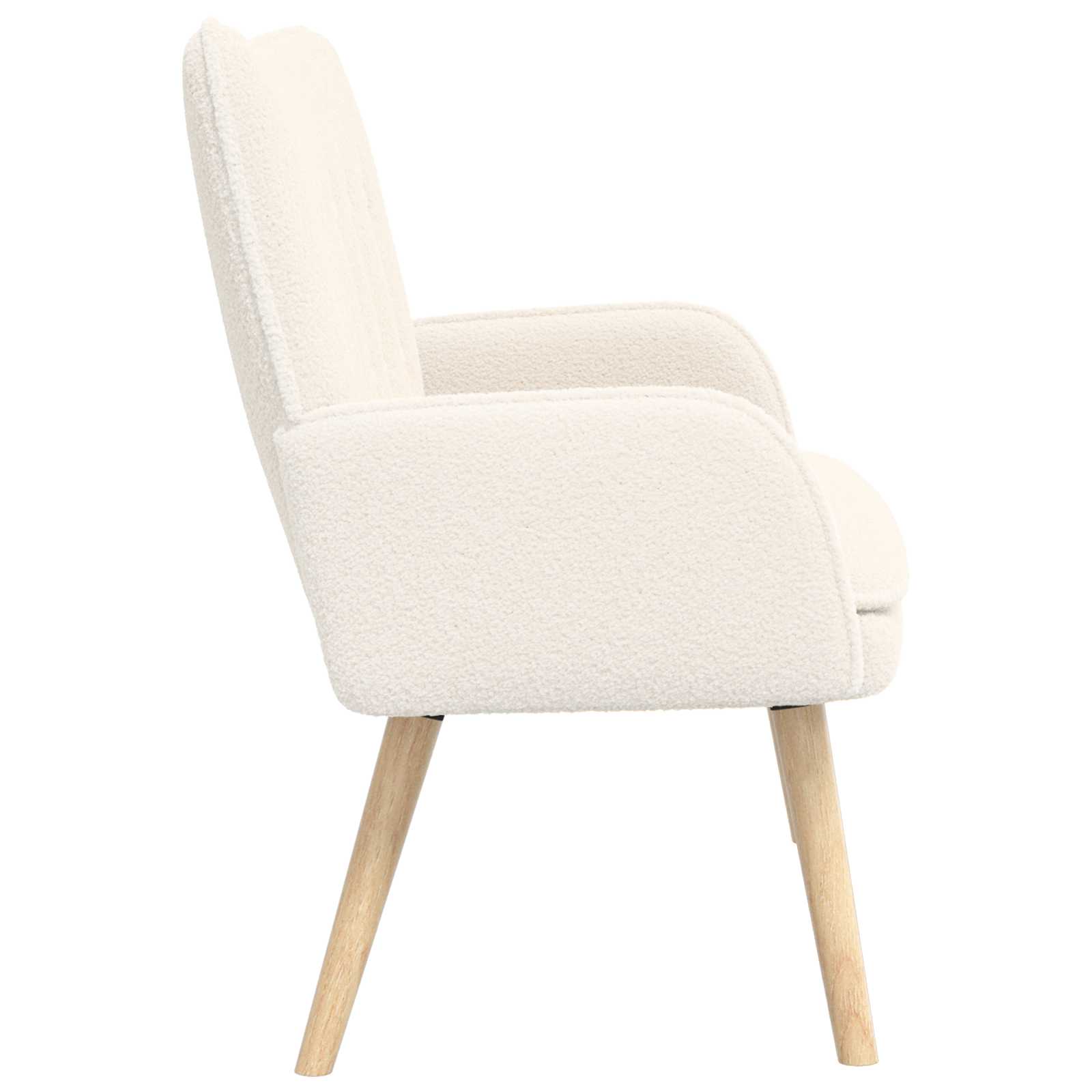 Sofa za dvije osobe Krem 115 x 61 x 87 cm Bouclé