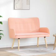 Sofa za dvije osobe Ružičasta 115 x 61 x 87 cm Bouclé
