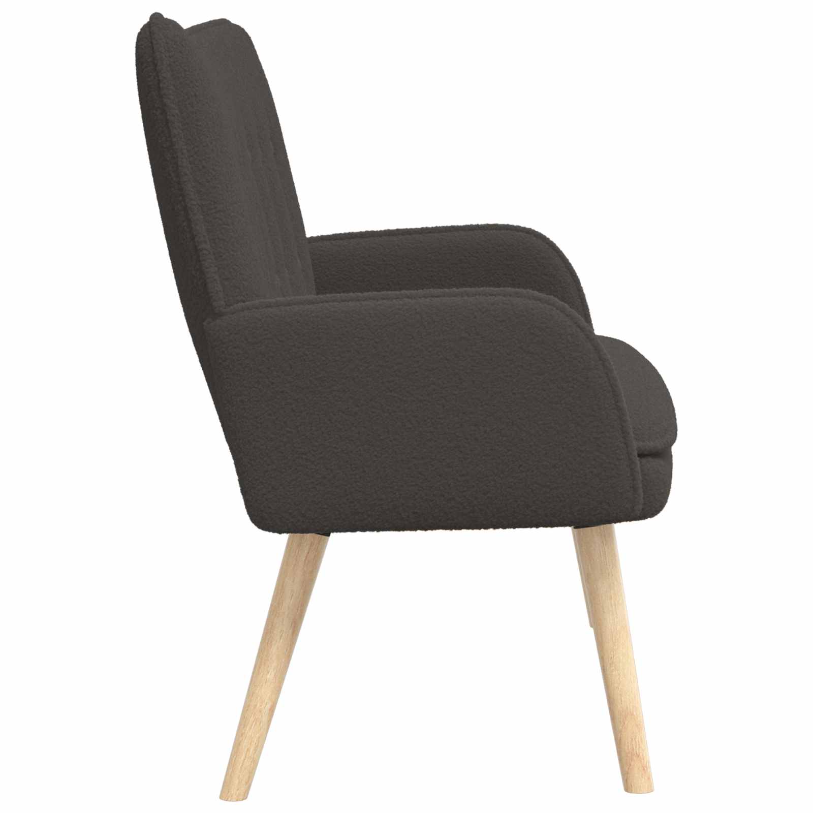 Sofa za dvije osobe Tamnosiva 115 x 61 x 87 cm Bouclé