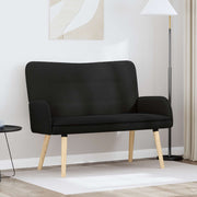 Sofa za dvije osobe Crna 115 x 61 x 87 cm Bouclé