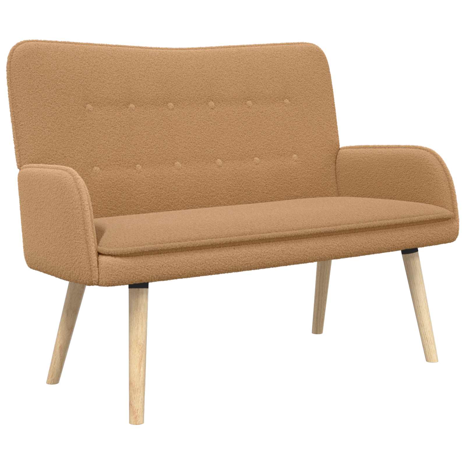 Sofa za dvije osobe Bež 115 x 61 x 87 cm Bouclé