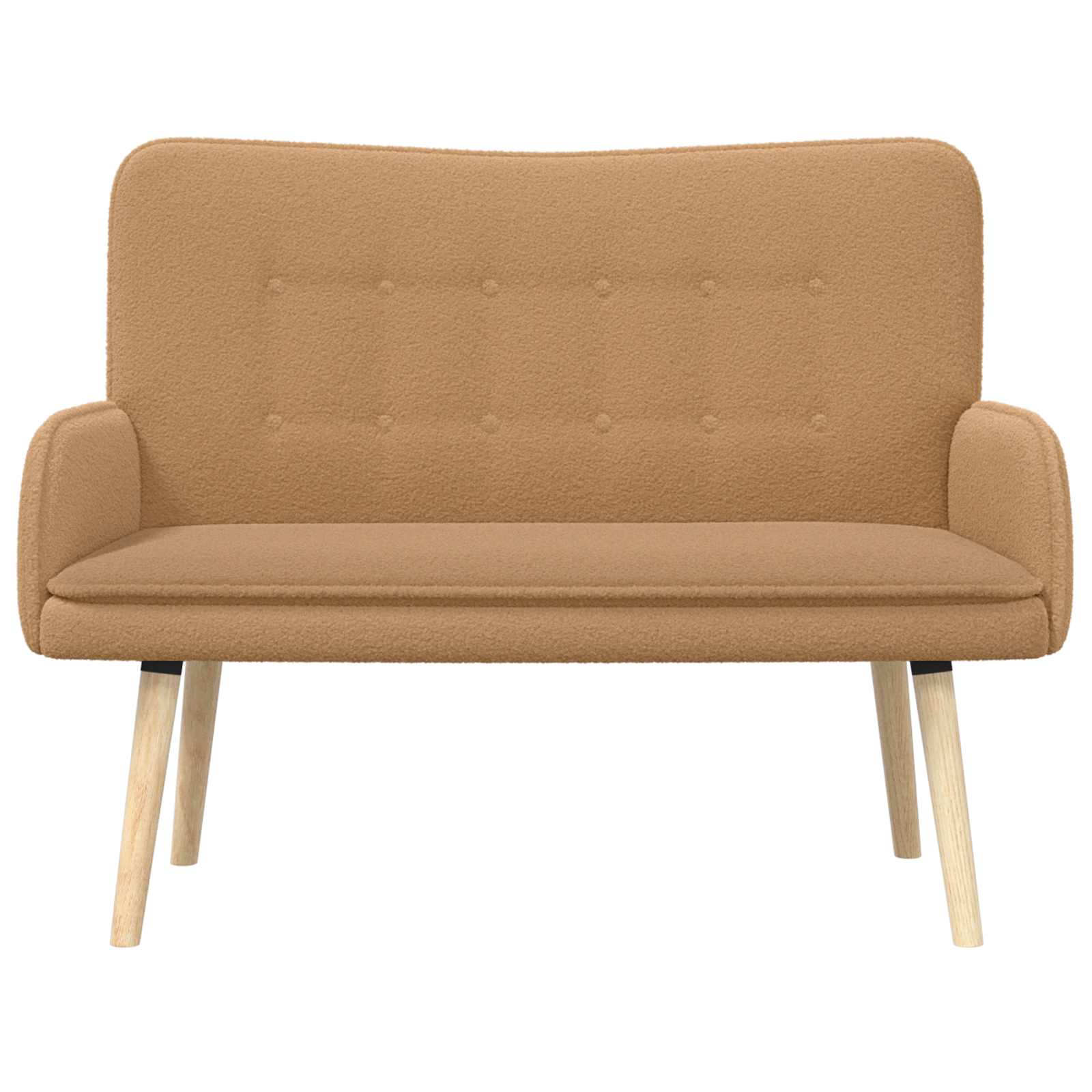 Sofa za dvije osobe Bež 115 x 61 x 87 cm Bouclé