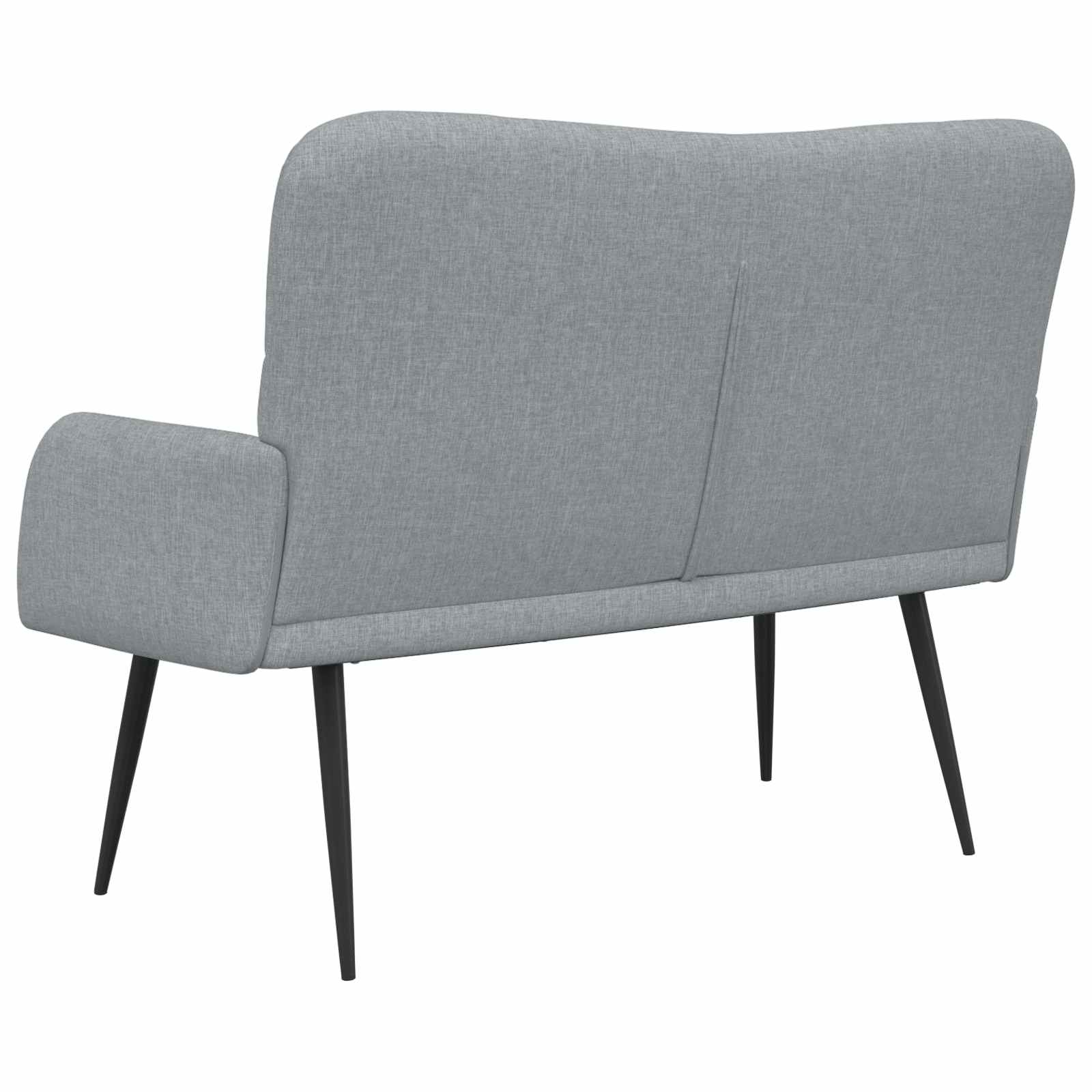 Kauč za dvoje Svijetlo siva 115 x 61 x 87 cm tkanina