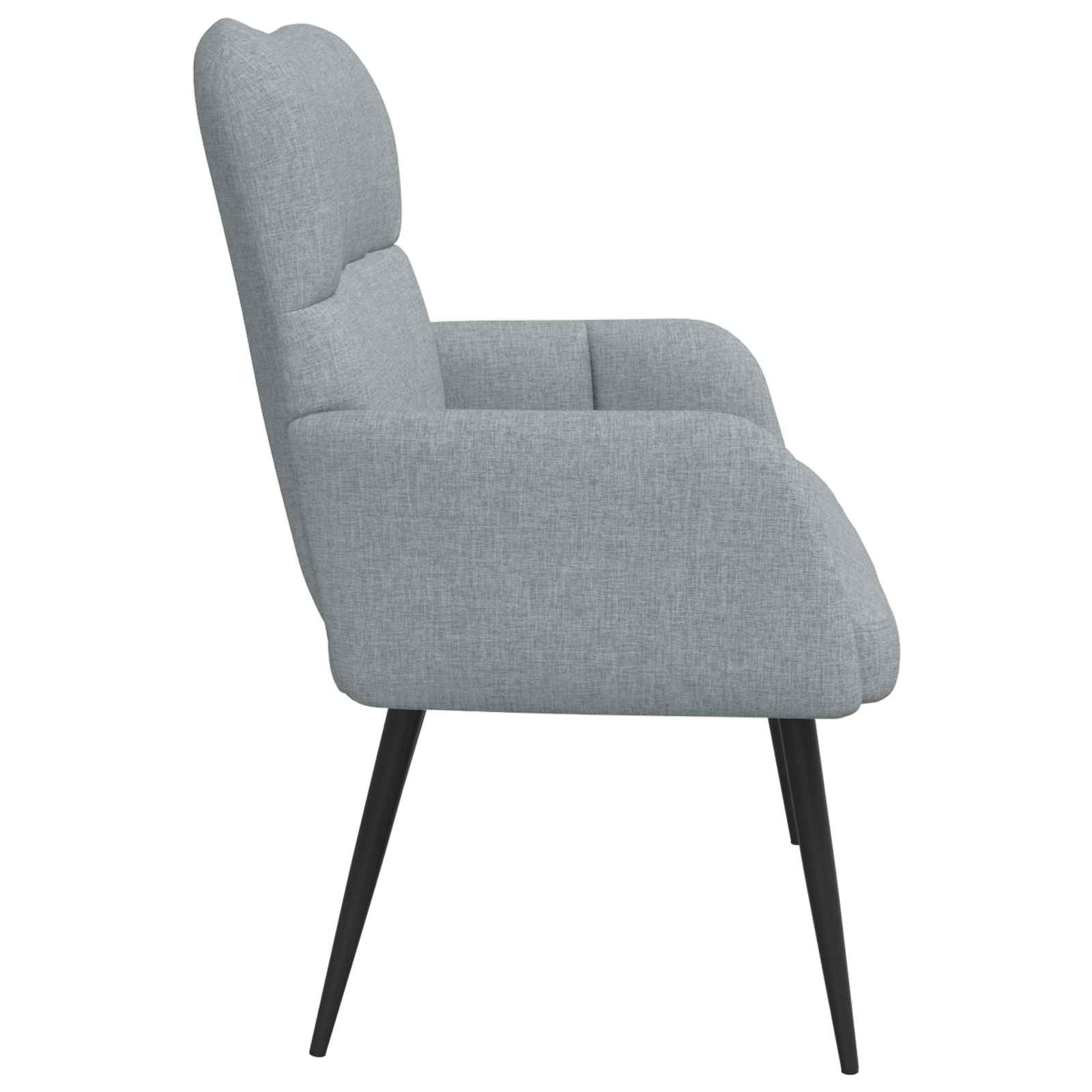 Kauč za dvoje Svijetlo siva 115 x 61 x 87 cm tkanina