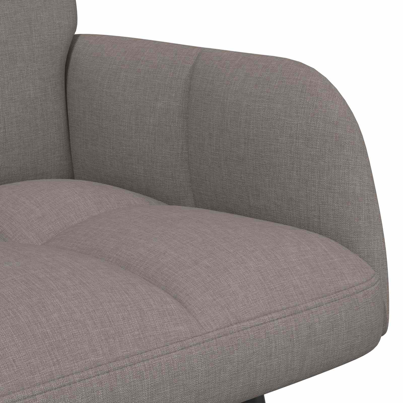 Sofa za dvije osobe Sivosmeđa 115 x 61 x 87 cm Tkanina