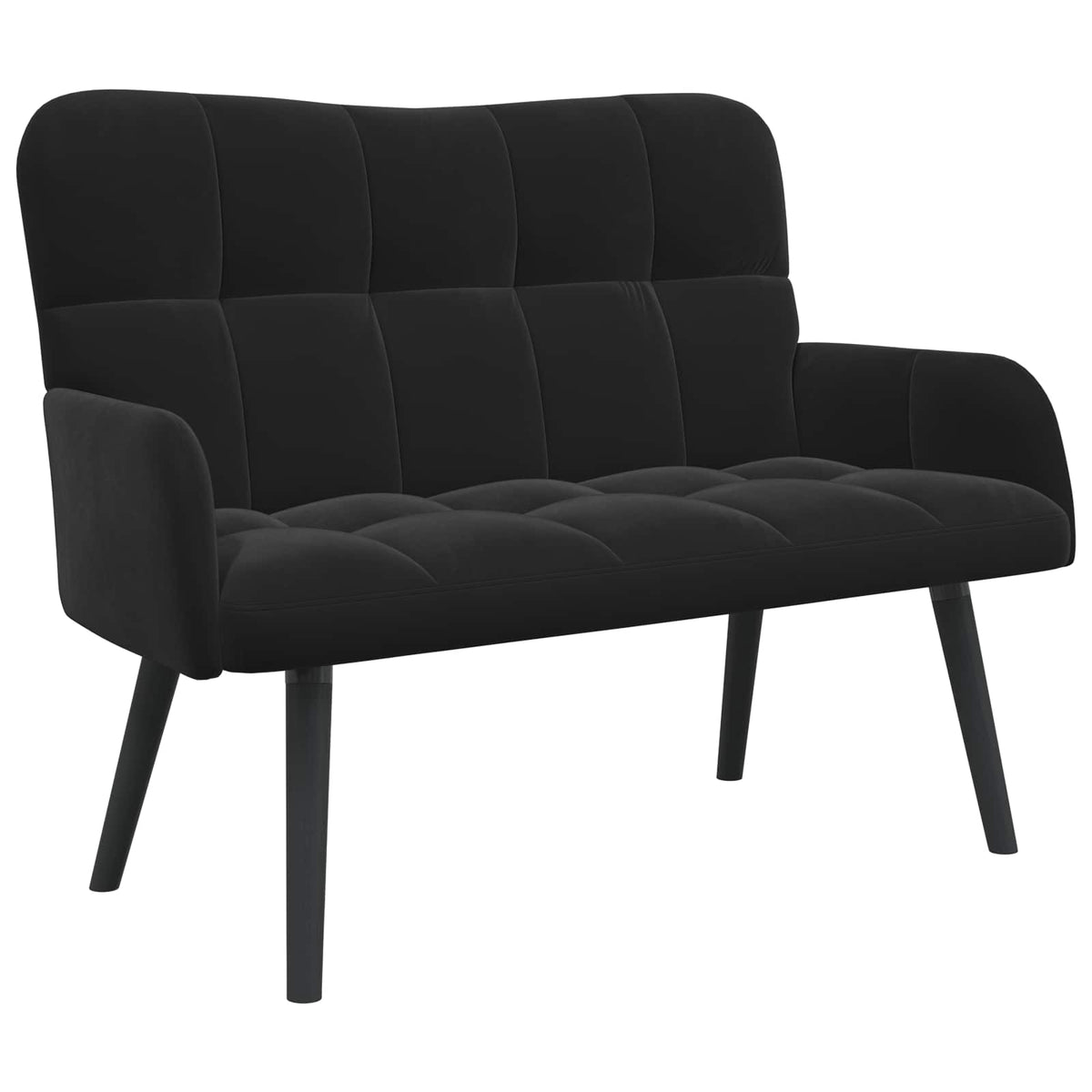 Kauč za dvoje Crna 115 x 61 x 87 cm Baršun
