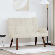 Sofa za dvije osobe Krem 115 x 61 x 87 cm Baršun