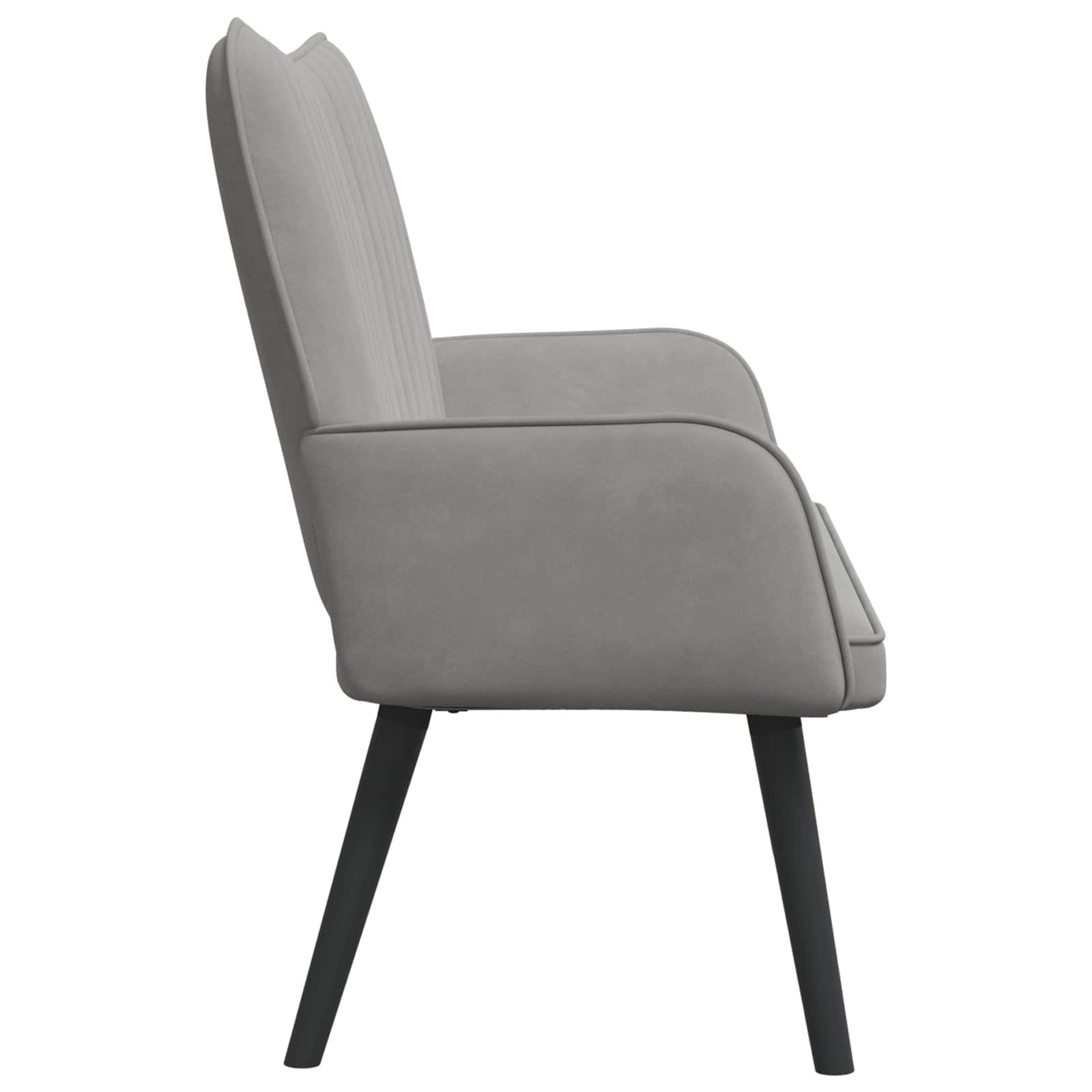 Kauč za dvoje Svijetlo siva 115 x 61 x 87 cm Baršun
