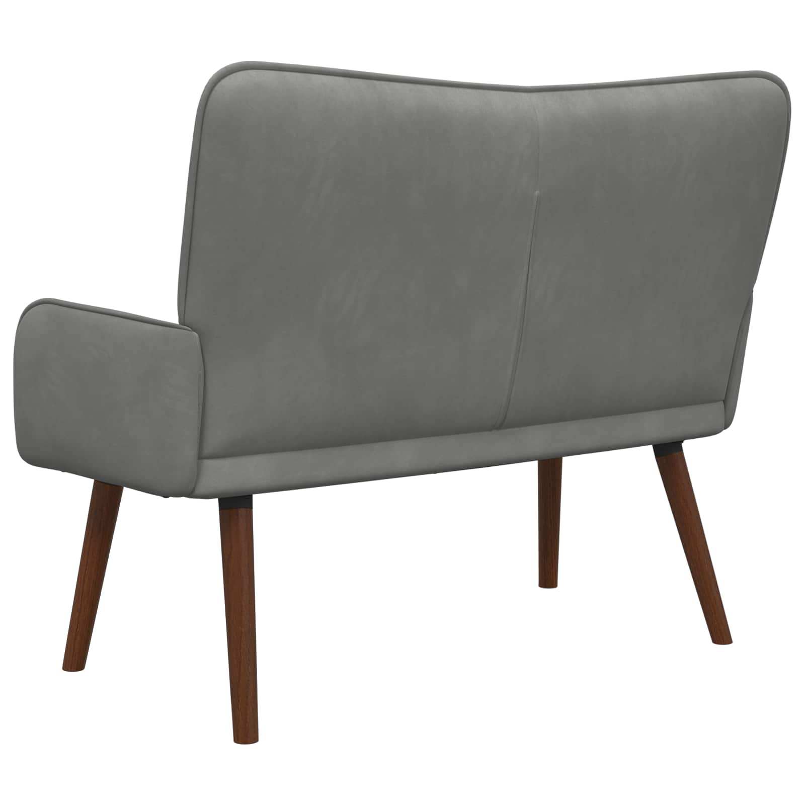 Sofa za dvije osobe Tamnosiva 115 x 61 x 87 cm Baršun