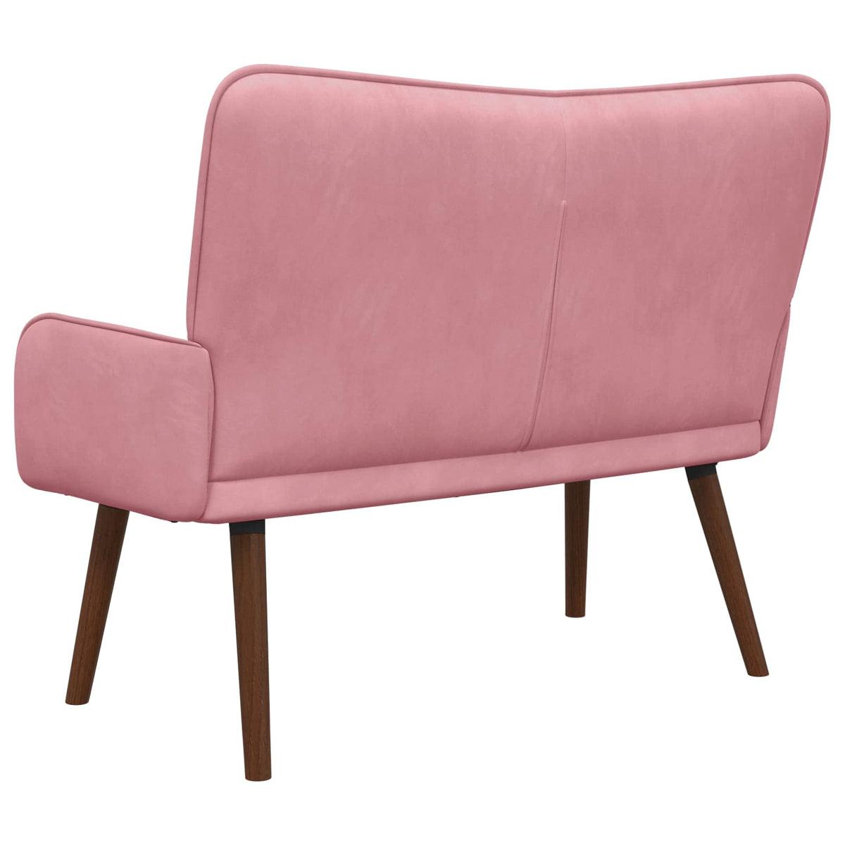 Sofa za dvije osobe Ružičasta 115 x 61 x 87 cm Baršun