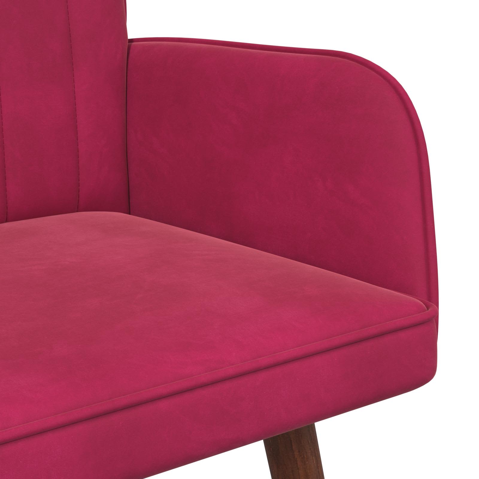 Sofa za dvije osobe Vinska crvena 115 x 61 x 87 cm Baršun