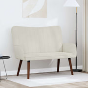 Sofa za dvije osobe Krem 115 x 61 x 87 cm Baršun