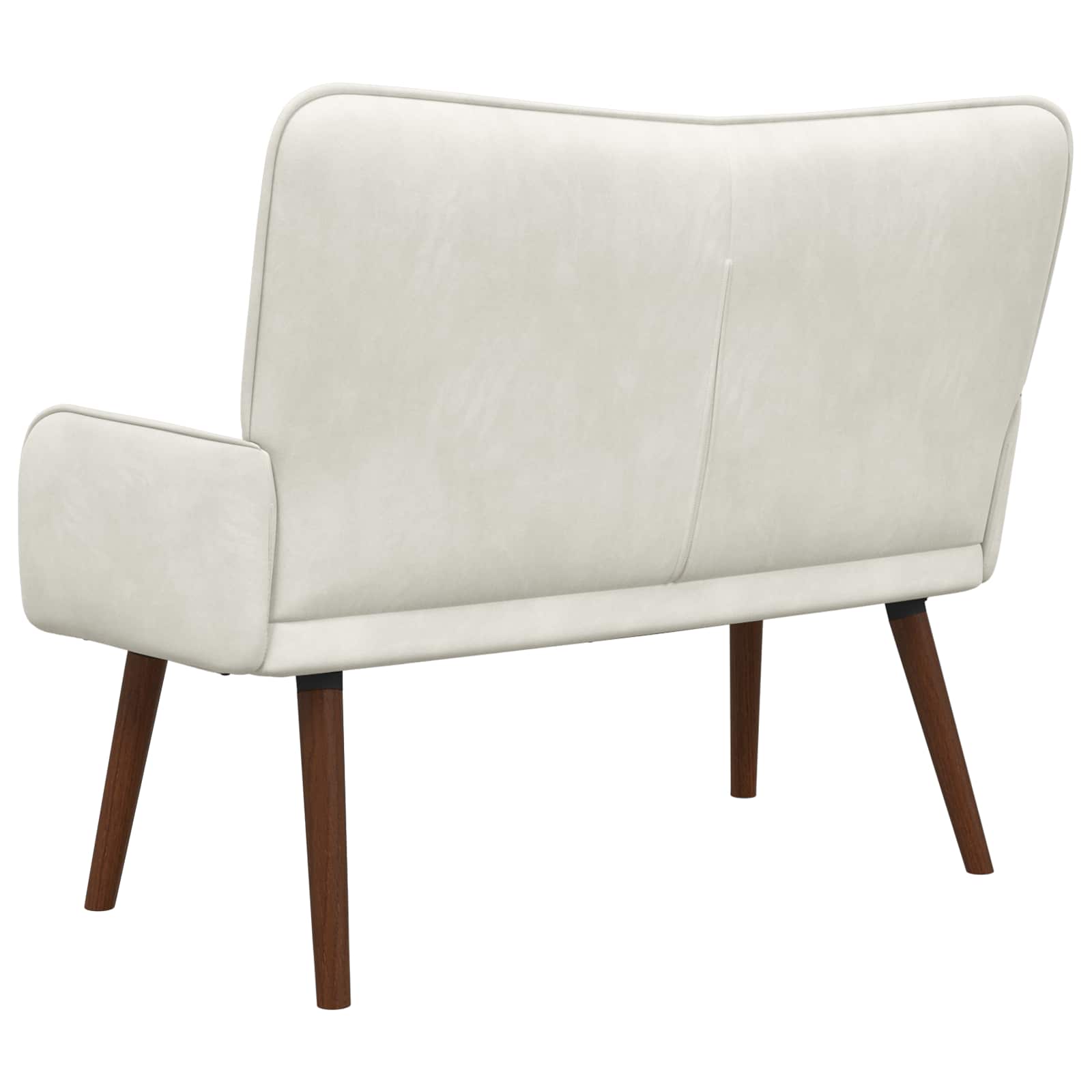 Sofa za dvije osobe Krem 115 x 61 x 87 cm Baršun