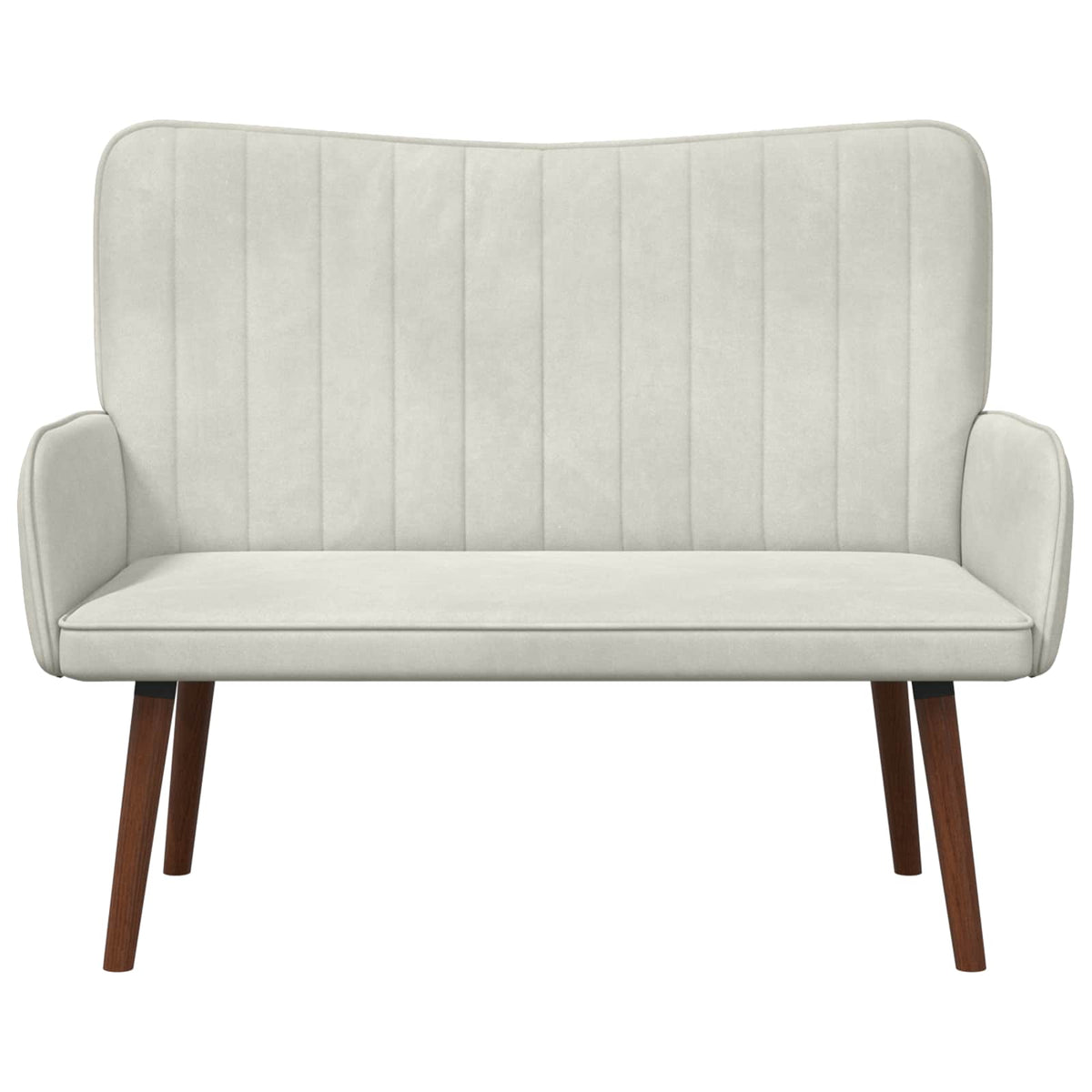 Sofa za dvije osobe Krem 115 x 61 x 87 cm Baršun