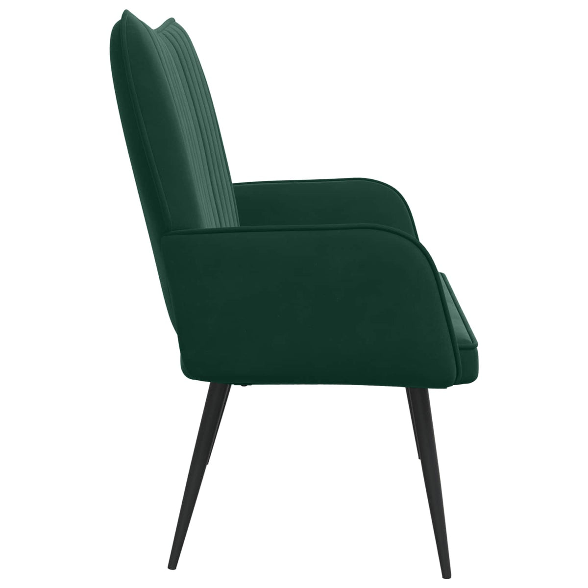 Sofa za dvije osobe Tamnozelena 115 x 61 x 87 cm Baršun