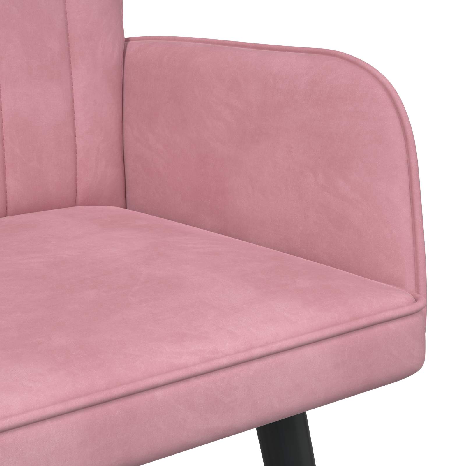 Sofa za dvije osobe Ružičasta 115 x 61 x 87 cm Baršun