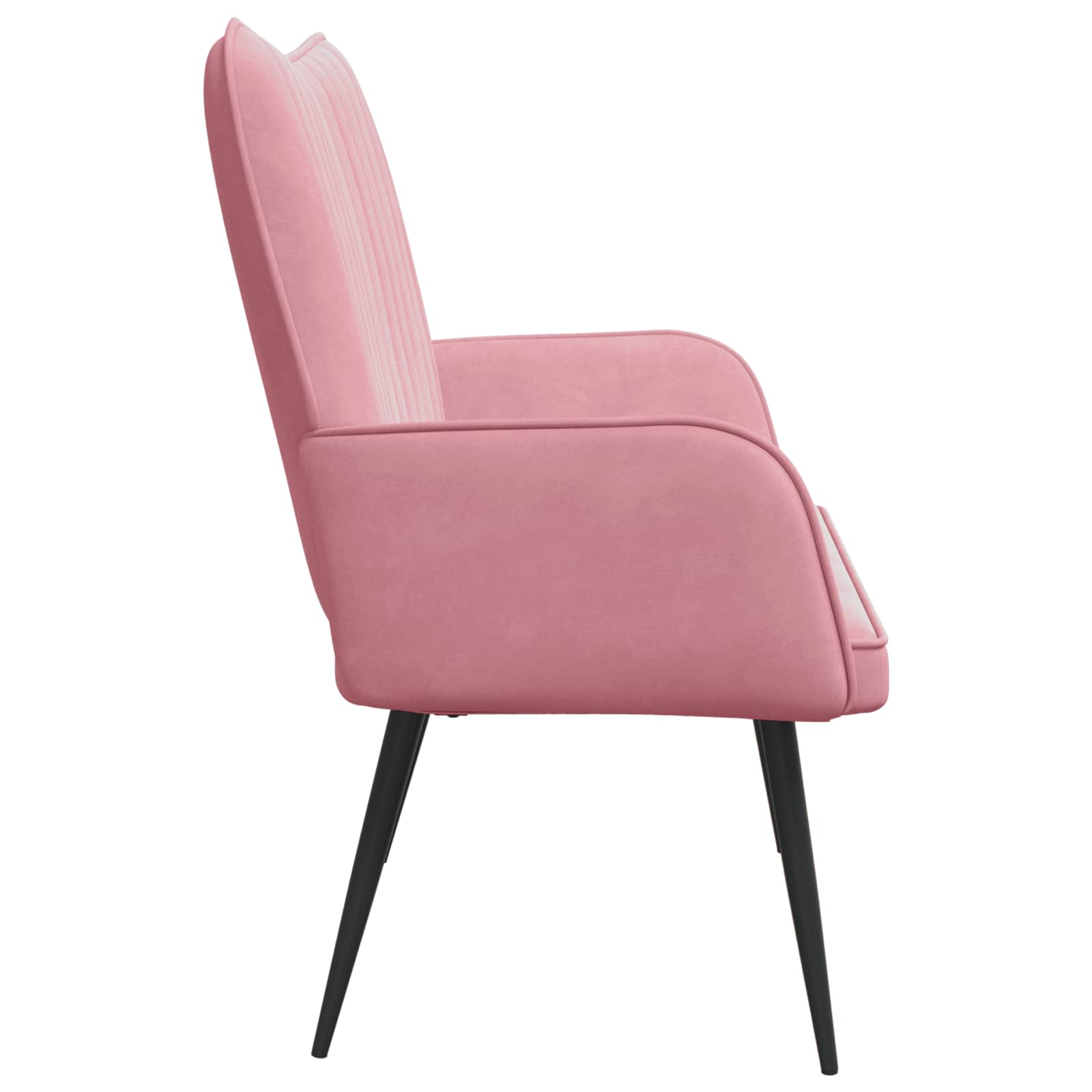 Sofa za dvije osobe Ružičasta 115 x 61 x 87 cm Baršun