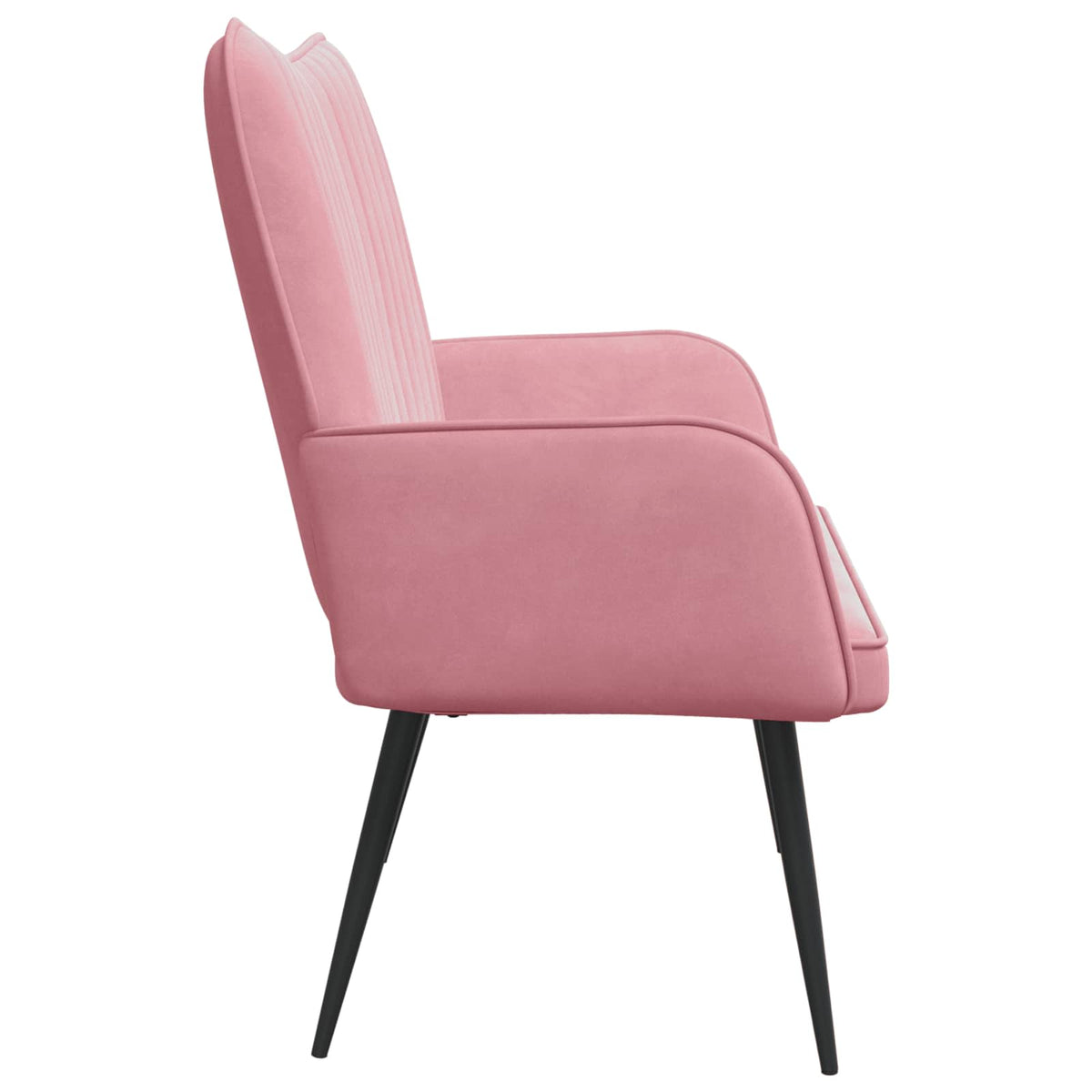 Sofa za dvije osobe Ružičasta 115 x 61 x 87 cm Baršun
