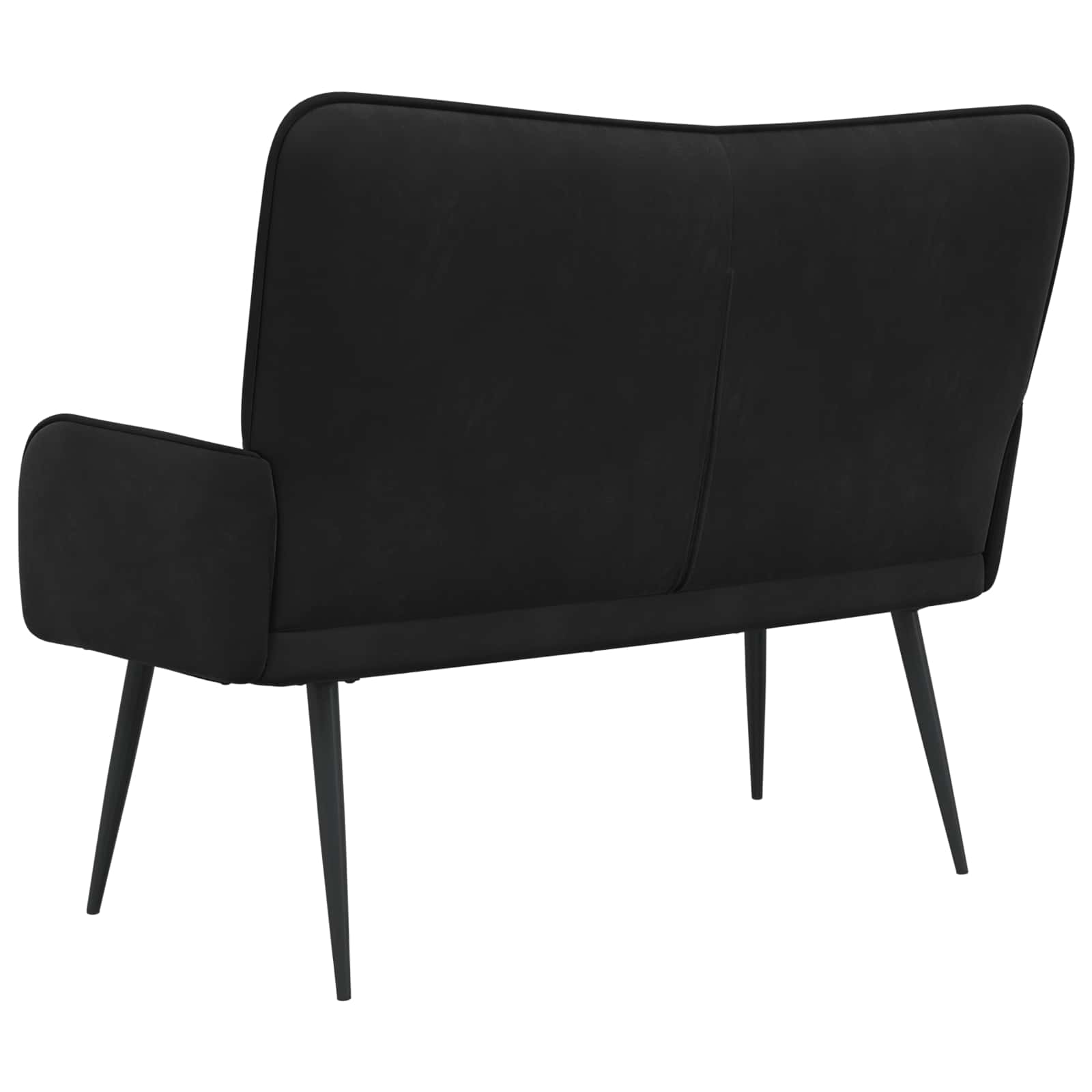 Kauč za dvoje Crna 115 x 61 x 87 cm Baršun