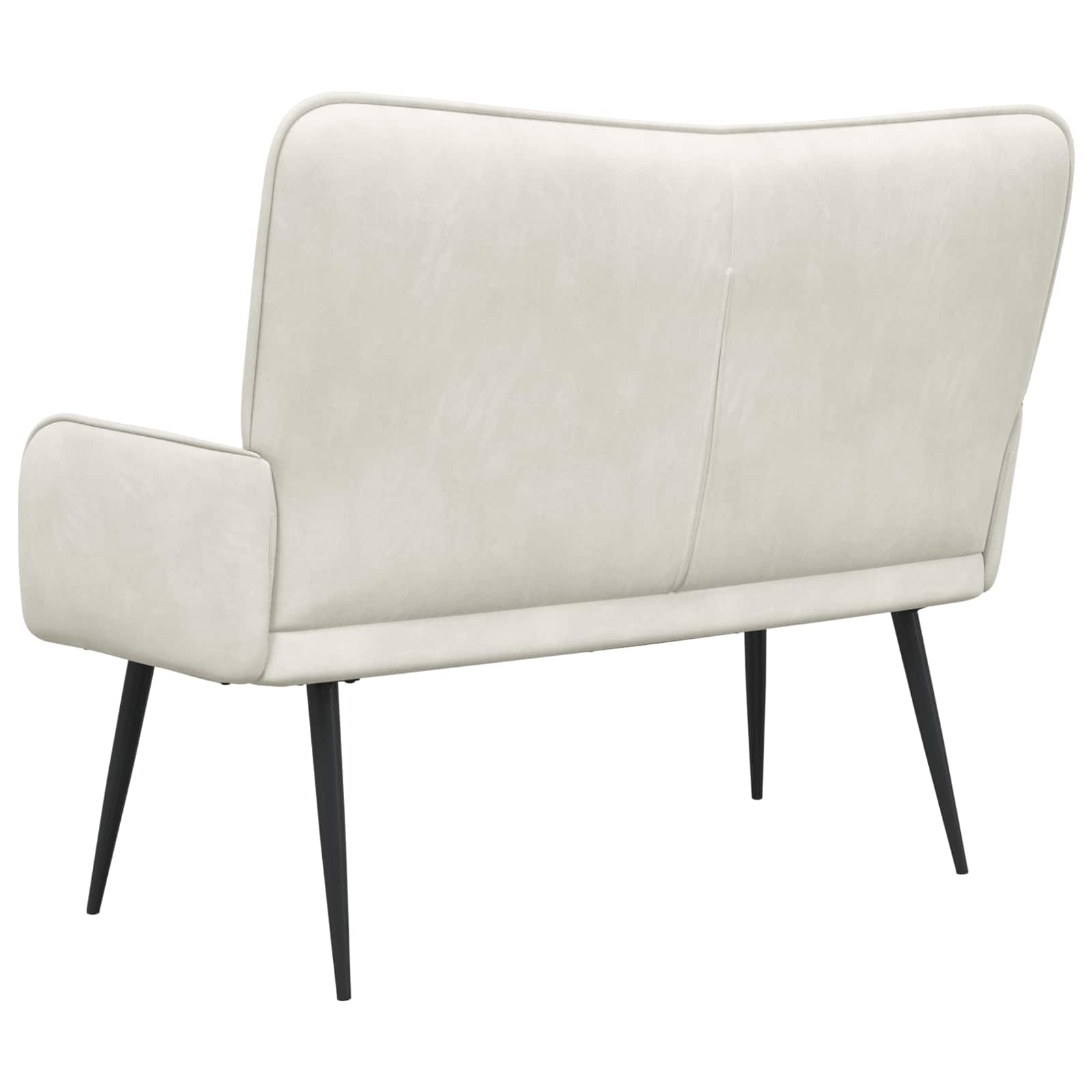 Sofa za dvije osobe Krem 115 x 61 x 87 cm Baršun