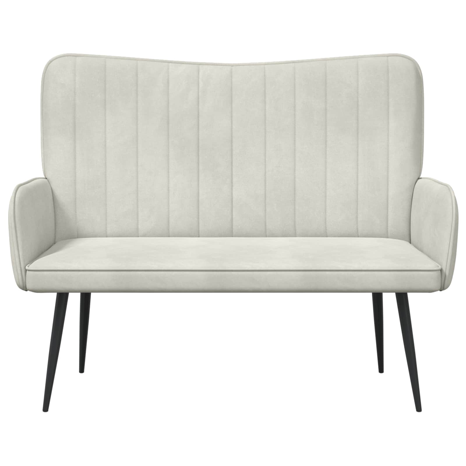 Sofa za dvije osobe Krem 115 x 61 x 87 cm Baršun