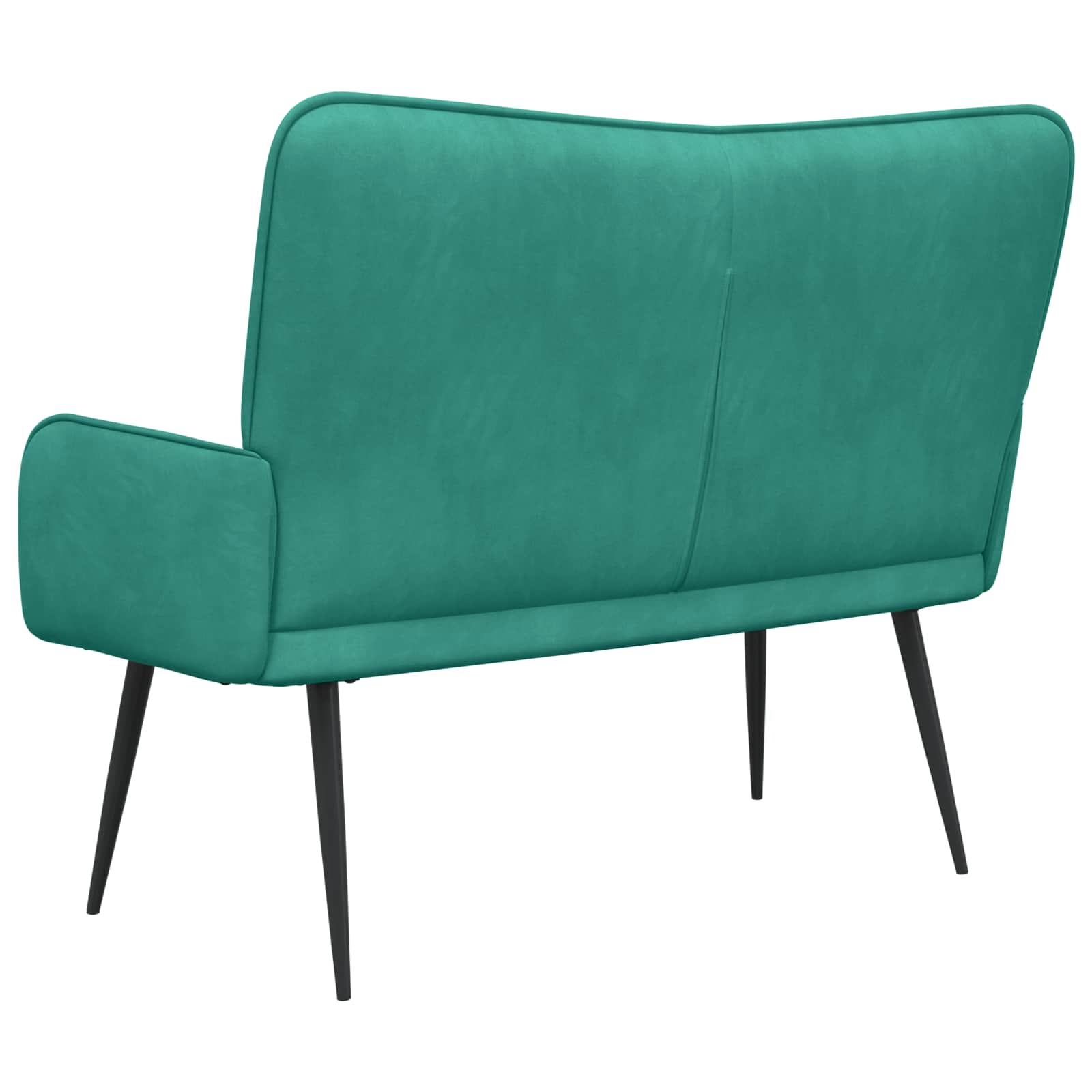 Sofa za dvije osobe Tirkizna 115 x 61 x 87 cm Baršun