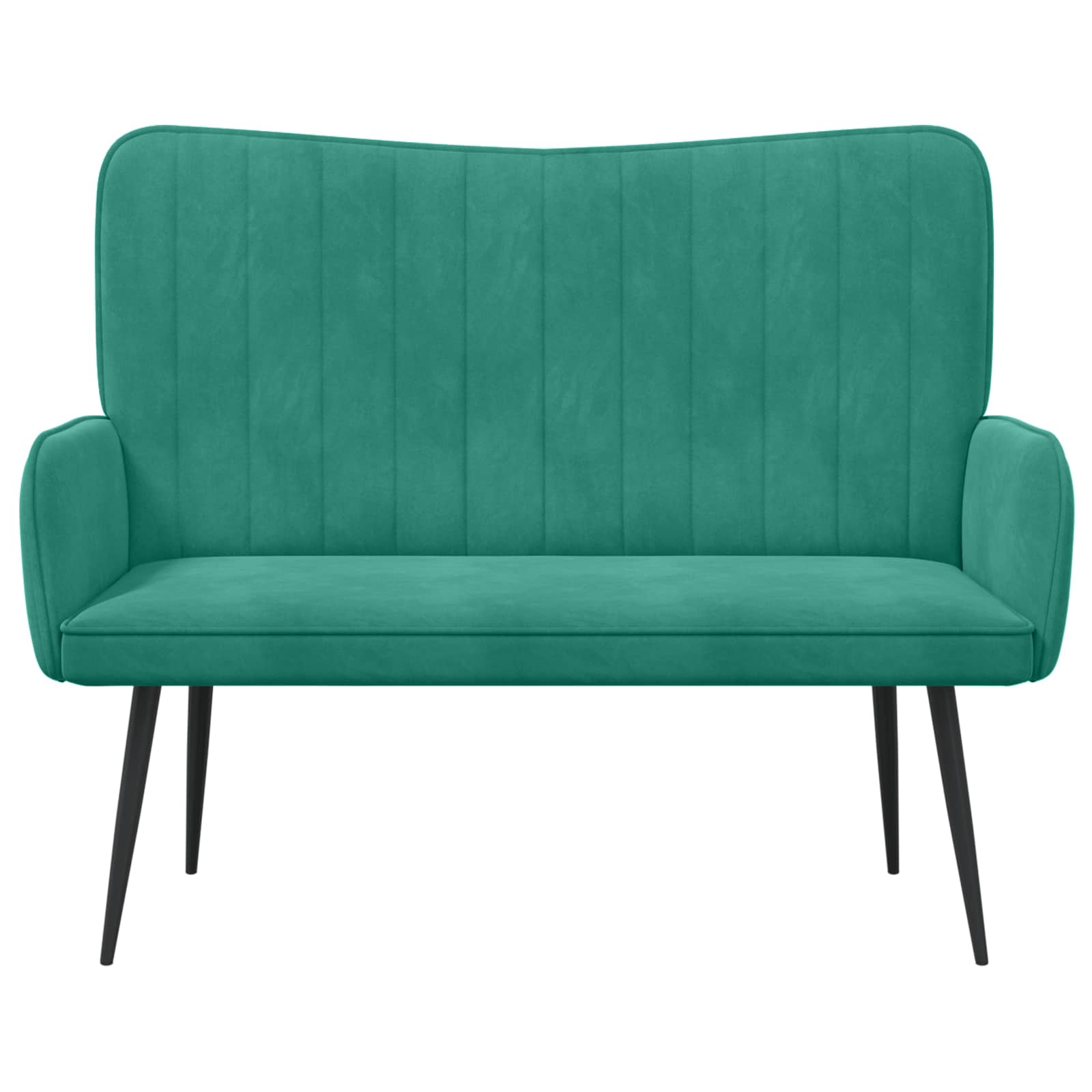 Sofa za dvije osobe Tirkizna 115 x 61 x 87 cm Baršun
