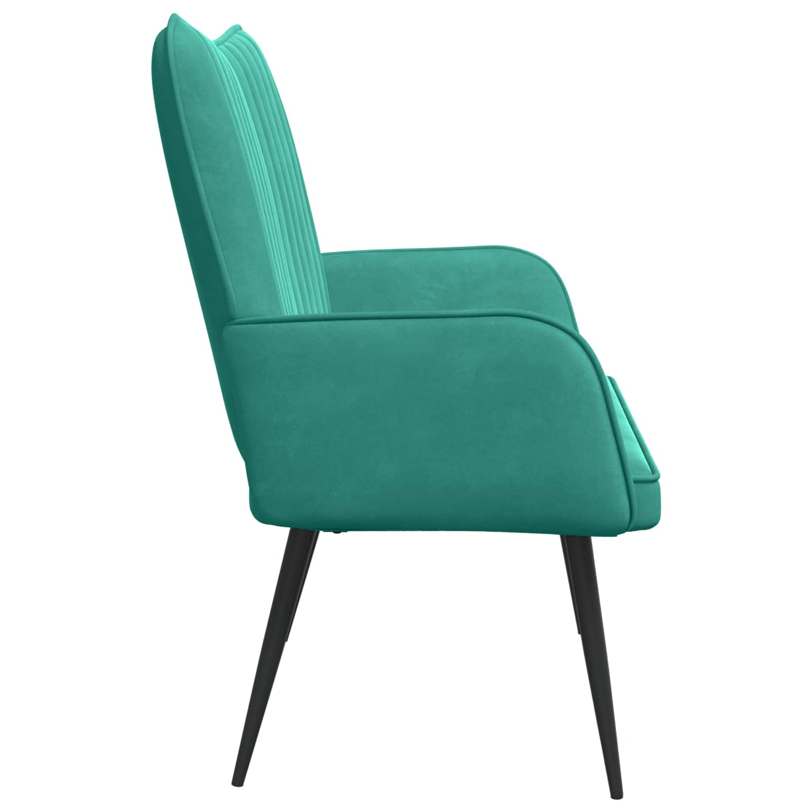 Sofa za dvije osobe Tirkizna 115 x 61 x 87 cm Baršun