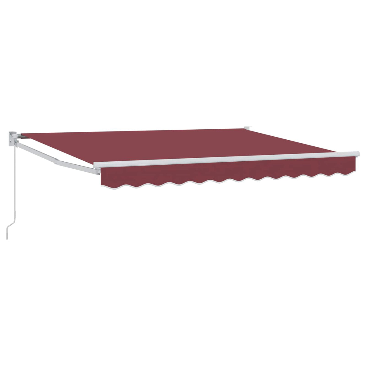 Povlačivi tende Tamno crvena 3 x 2 m 100% Poliester i Aluminij