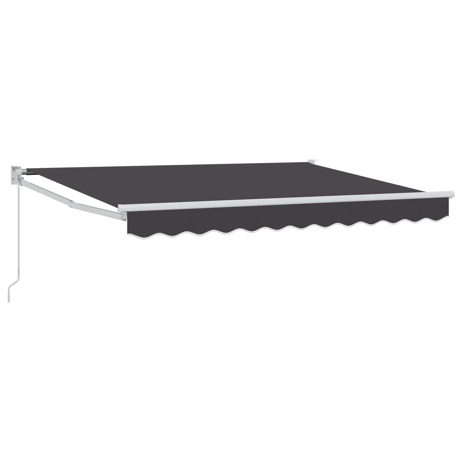 Povlačivi tende Antracit 3,5 x 2 m 100% Poliester i Aluminij