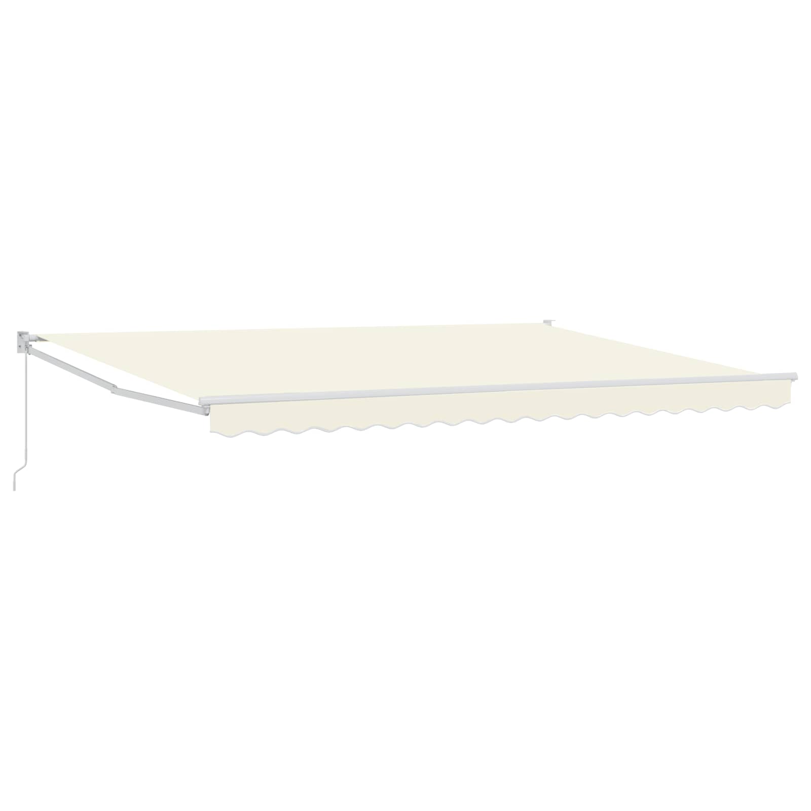 Povlačivi tende Krem 4 x 2 m 100% Poliester i Aluminij