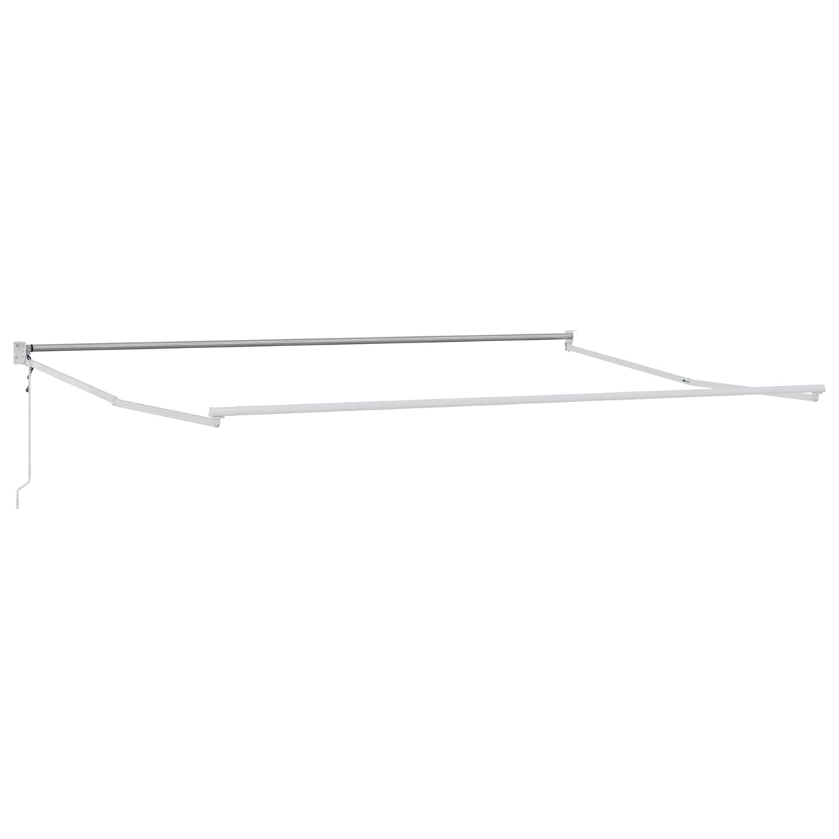 Povlačivi tende Bež 4 x 2 m Poliester i metal